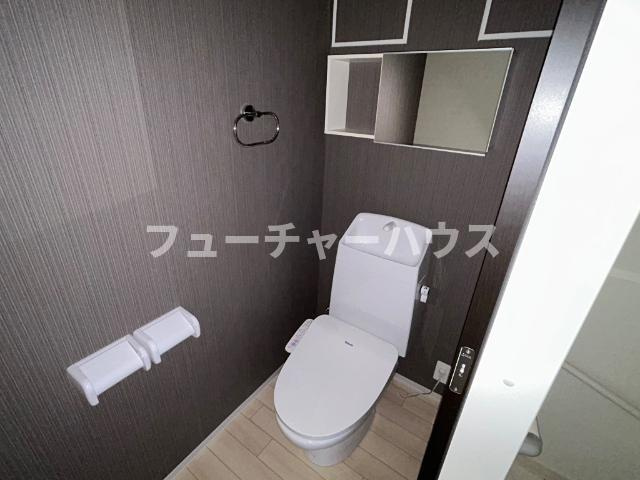 仮）ひたちなか市勝倉新築アパートＢ棟のトイレ|シャワー付トイレ（イメージ）