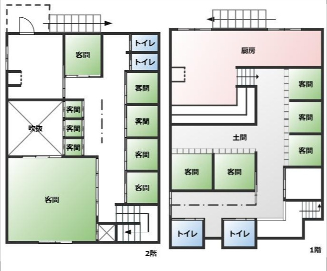 【間取り】 | 苅田町売り店舗 | 現況優先となります。