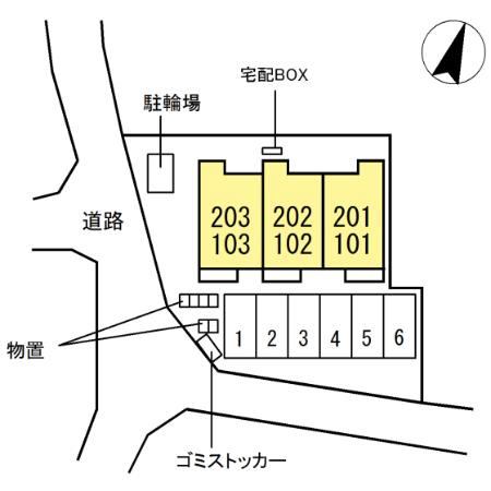 リブルの区画図