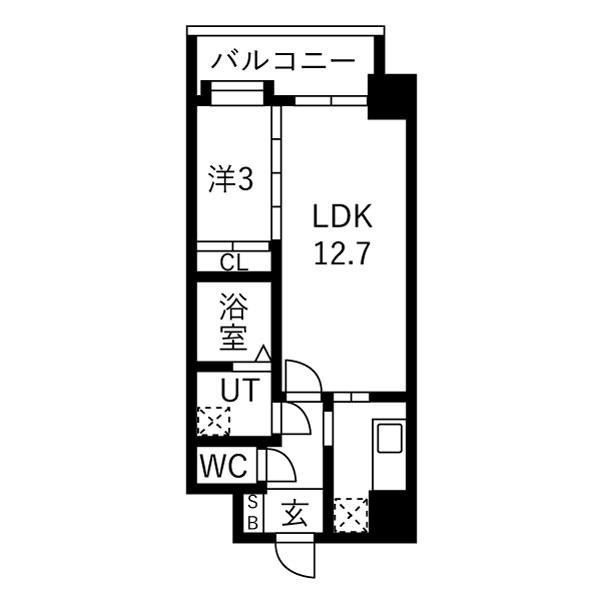 ES-Grande大阪 City Avenueの間取り