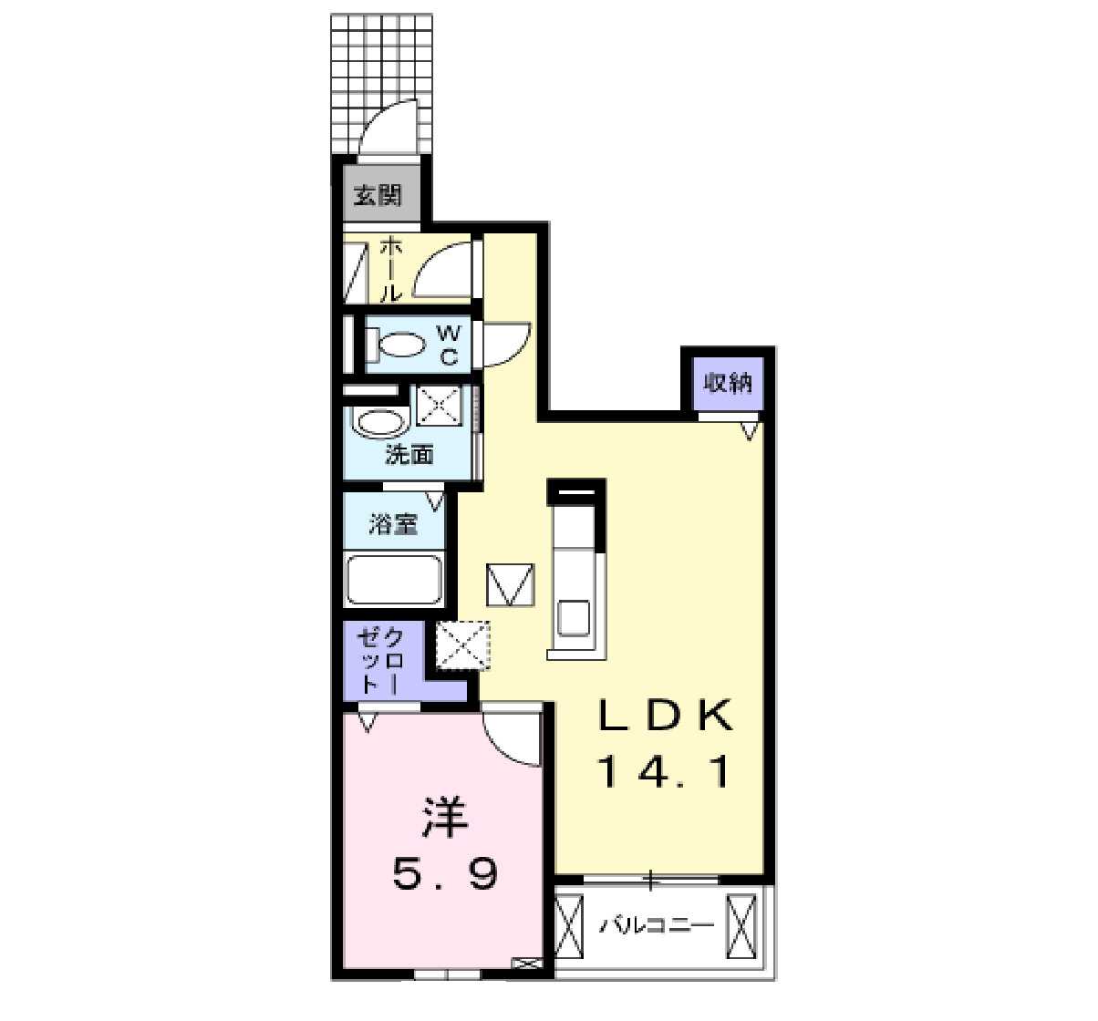 エスポワールの間取り