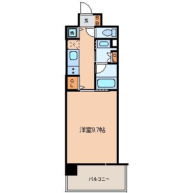 【間取り】 | インザグレイス天神橋
