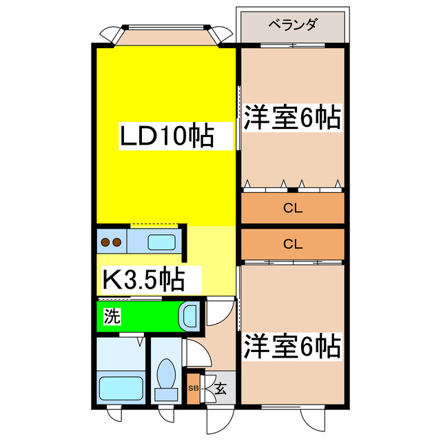 クリアＳの間取り
