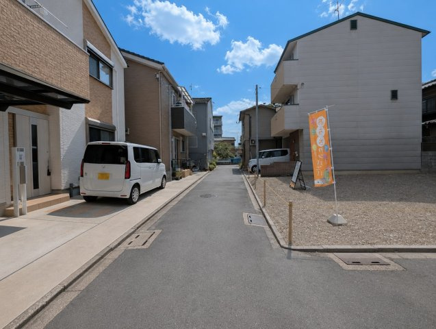吉祥院西ノ庄東屋敷町　条件無土地のその他|前道東側角地のお土地！現況上物有です。間口はゆとりのある、１１．９ｍです♪