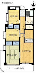 ハッピーコート芦屋の間取り