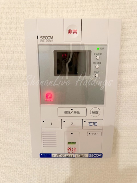リブリ・コンフォート石川のセキュリティ|モニター付きインターホンでセキュリティ安心♪