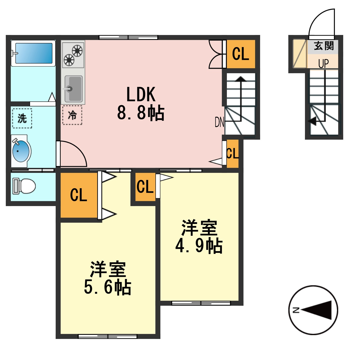 ウィンレックス北小岩の間取り