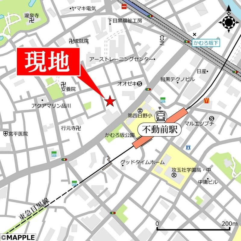 メゾン　クレストの地図