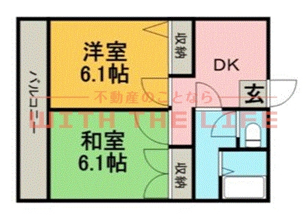 リバーサイドハイム【キャッシュバック対象物件】の間取り