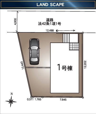 相模原市中央区淵野辺本町第36　新築1棟の区画図