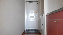 シンプルで使いやすい玄関です