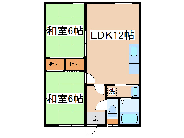 ラフランセＬの間取り