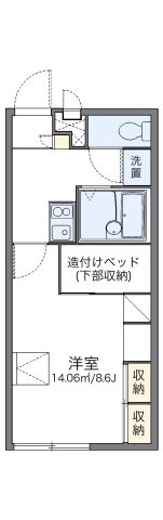 代表的な間取のため実際の間取とは異なる場合があります