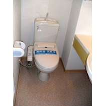 コンパクトで使いやすいトイレです