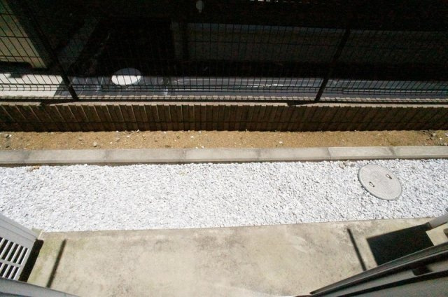 外からの目が気にならないバルコニーで洗濯物が干せます