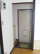 ゆったりとした玄関です