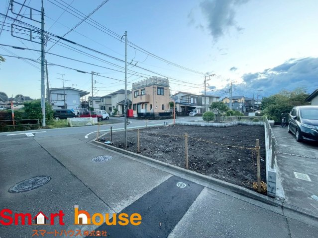 相模原市中央区上矢部　新築1棟の前面道路含む現地写真