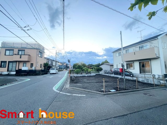 相模原市中央区上矢部　新築1棟の前面道路含む現地写真