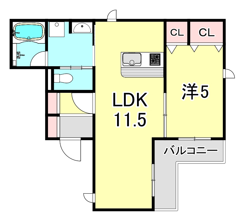 リジェール北口の間取り