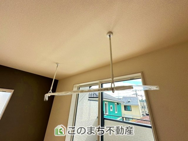 ブルーミングガーデン宇都宮市石井町の設備|雨でも安心！室内物干しも標準装備です♪
