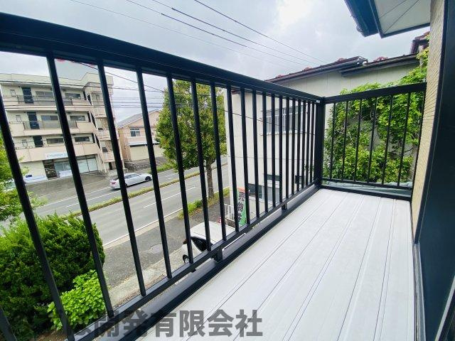 仙台市青葉区川平5丁目7-6のバルコニー|２Fベランダ