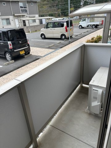 ロイヤルタウン篠山口Ｂのバルコニー