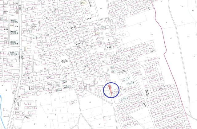 宇都宮市砥上町　土地の地図
