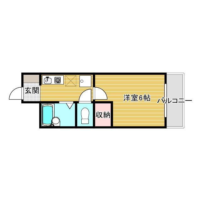 大伸マンションの間取り