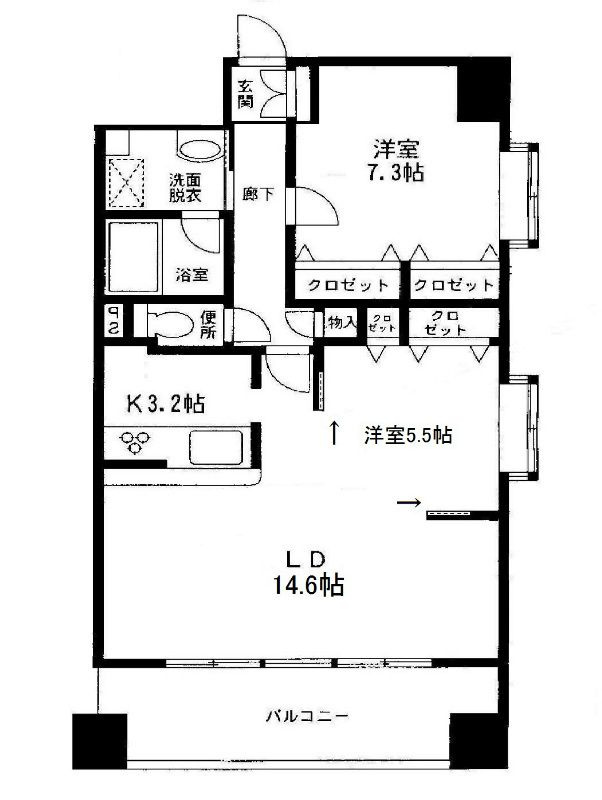 ロングエイトⅢの間取り