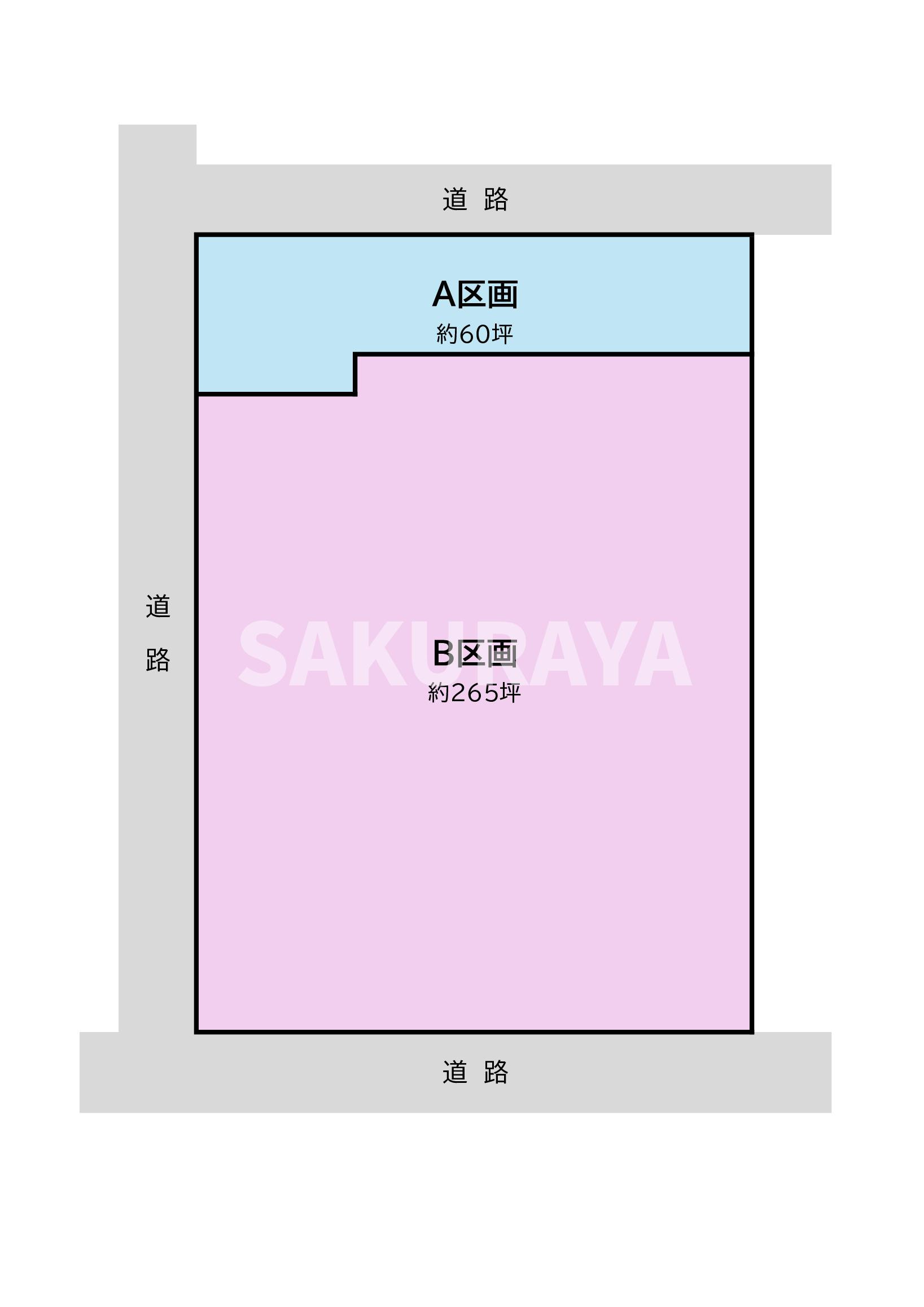 廣田方貸地の区画図
