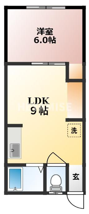 ピース大手の間取り