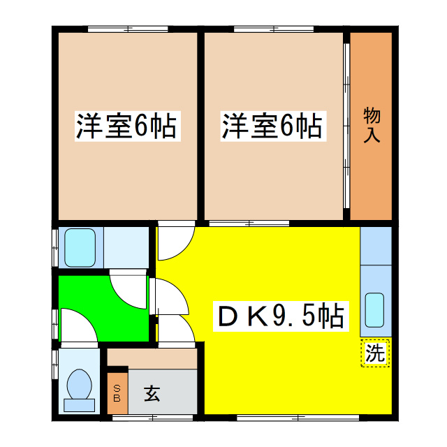 とき和マンションの間取り