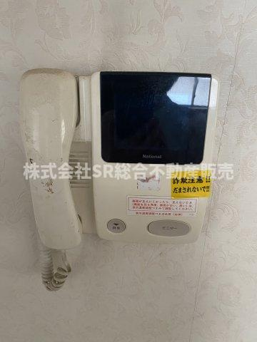 客坊町中古戸建の防犯設備|モニター付きインターホンがあり女性やお子様にも安心です！