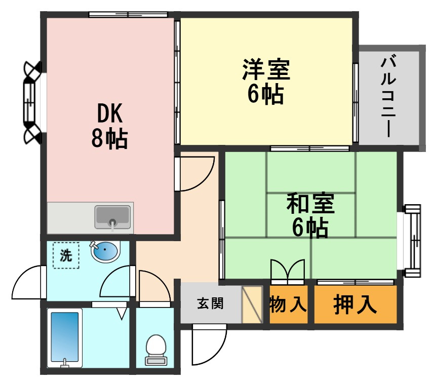 メゾンGPの間取り