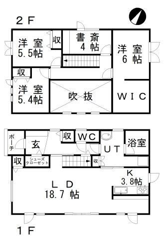 【間取り】 | 白糠町西庶路西二条南1丁目2-29売家