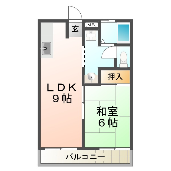 浜第一マンションの間取り