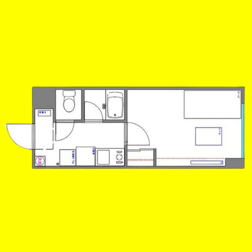 SLR吹上　名古屋市賃貸　仲介手数料無料の間取り