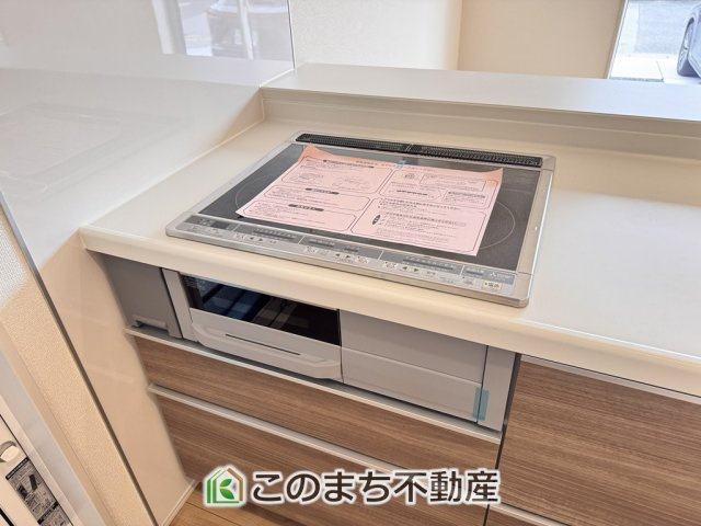 ブルーミングガーデン宇都宮市東原町の防犯設備|省エネ仕様の給湯器です☆設定した温度のお湯が出ます！お風呂のお湯はりもボタン１つで自動です♪