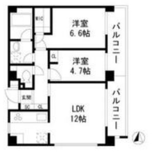グラディート両国の間取り