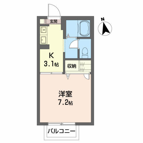 龍舎Aの間取り