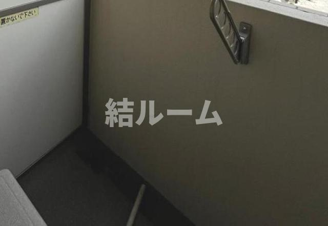 板橋区坂下３丁目の賃貸マンションのバルコニー