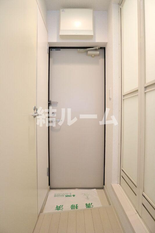 北区田端１丁目のアパートの玄関