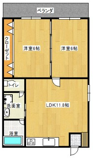 【間取り】 | オアシスハンビー