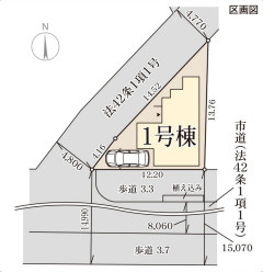 リーブルガーデン尼崎市大庄西町2期の区画図
