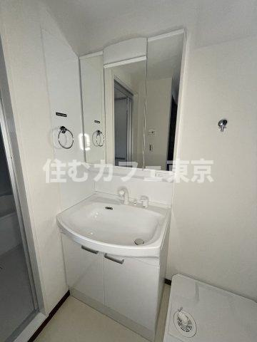 立川市栄町２丁目のアパートの洗面所