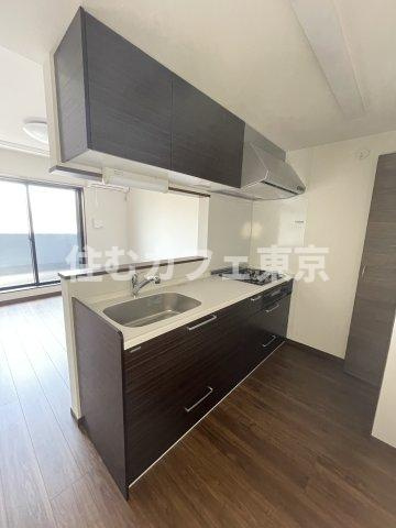 立川市栄町２丁目のアパートのキッチン