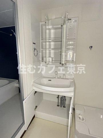 立川市栄町２丁目のアパートの洗面所