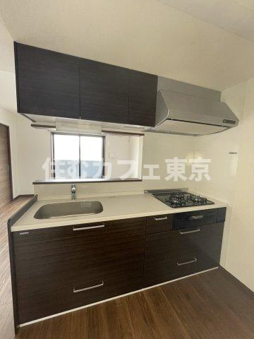 立川市栄町２丁目のアパートのキッチン
