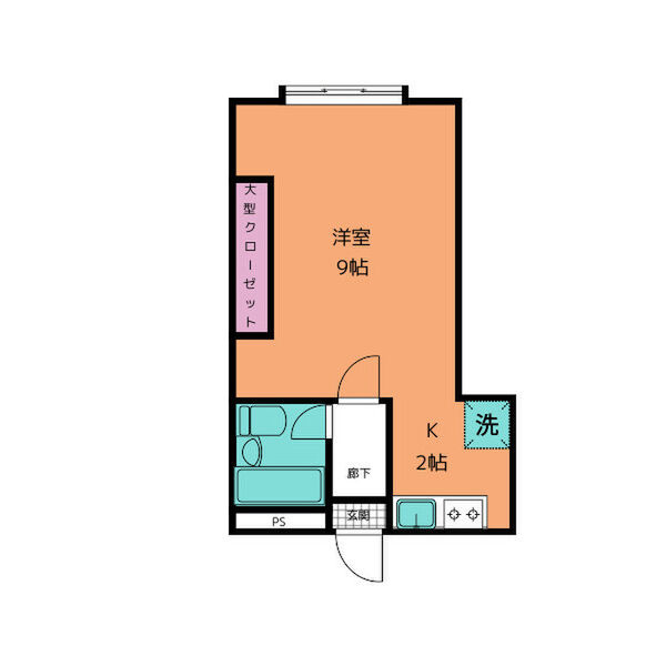北野マンションの間取り