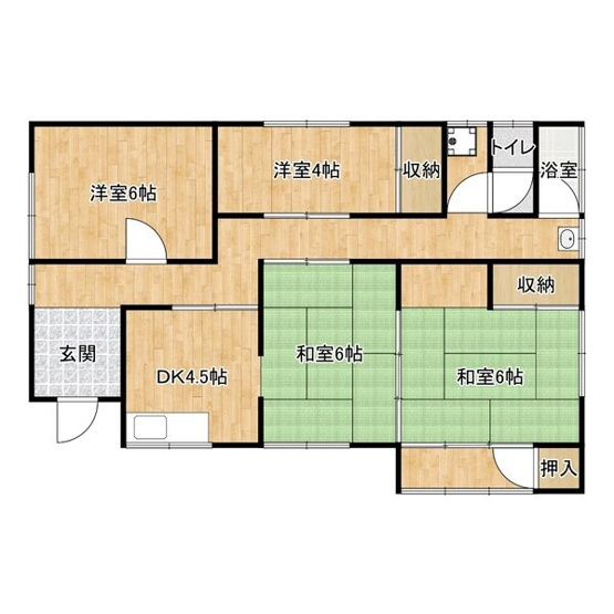 【間取り】 | 八尾市黒谷5-60戸建